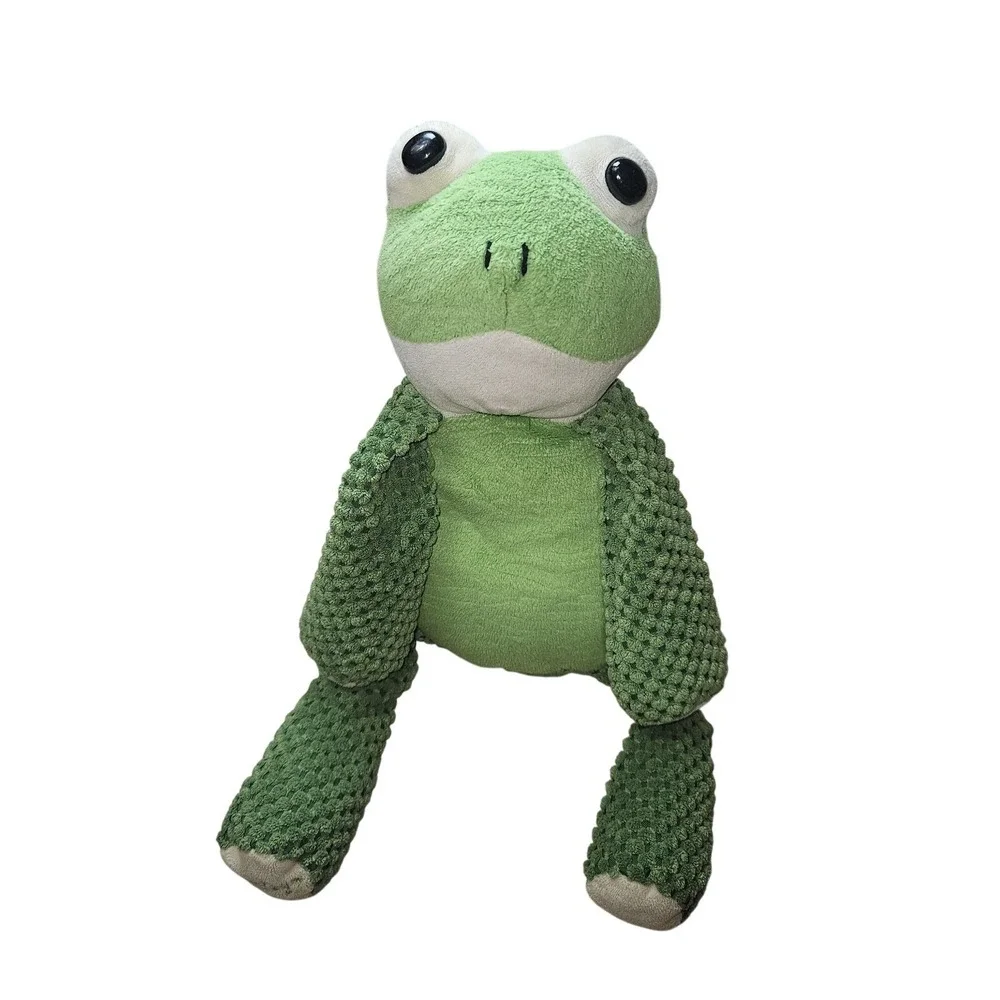 Scentsy Buddy Ribbert Frog Plush Stuffed Animal Soft Toy Zipper Back 16